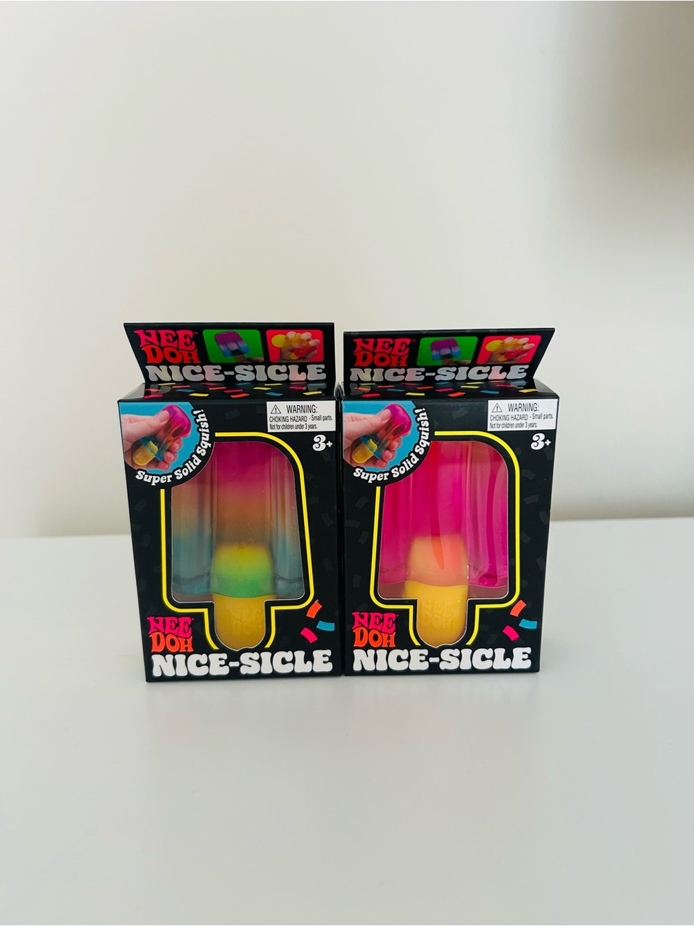 NeeDoh Nice-Sicle Stress Toy - Cute Popsicle Squeeze